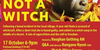 I Am Not A Witch will be screened at Y Pierhead building tomorrow in…