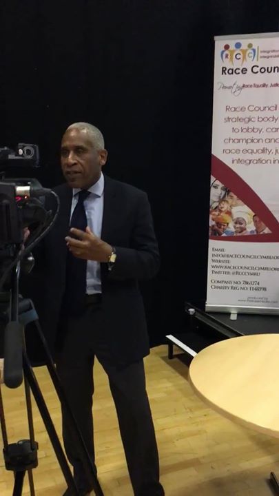 Simon Woolley speaking at RCC conference 2018 Swansea