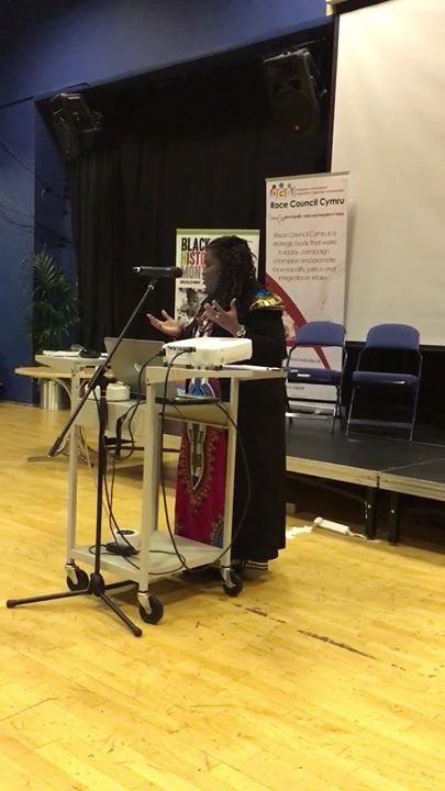 Esther Stanford speaking at our RCC and 4TheRegion and Swansea Council organised event