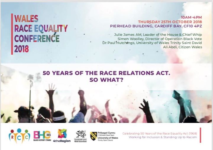Hello All Please register for our Race Equality Conference on Thursday 25th Oct at…