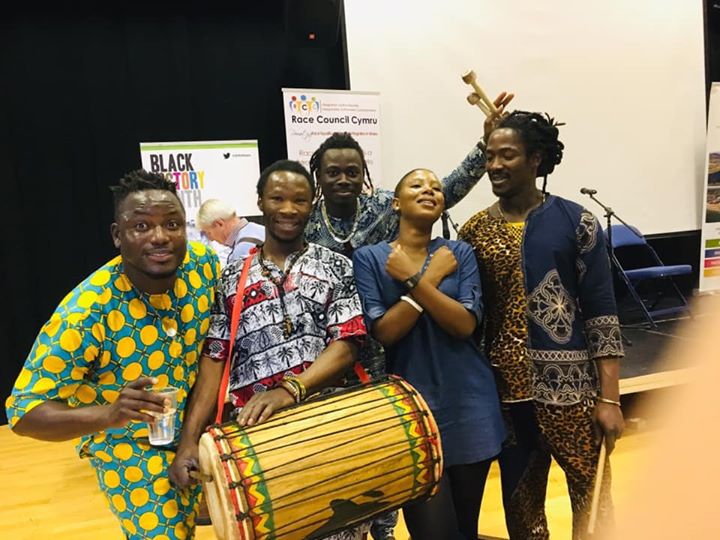 Nimba performing at Swansea Grand Theatre