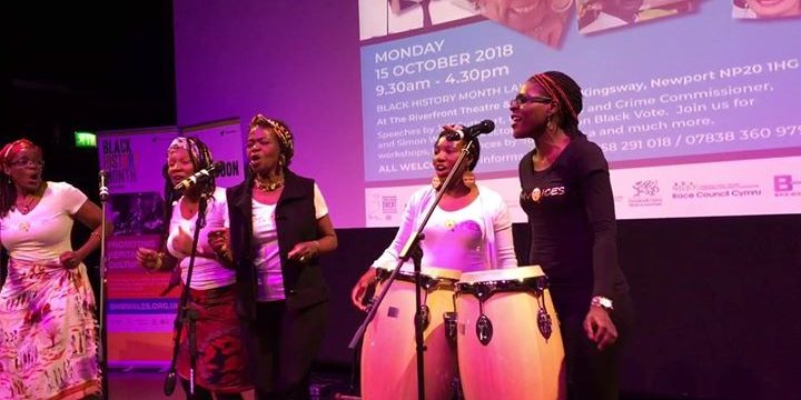 The beautiful voices of ZimVoices at Newport BHM Launch