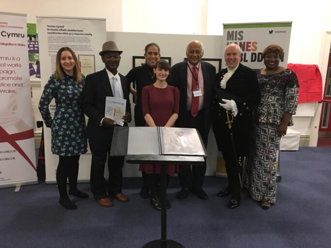 Photos from the Swansea’s unveiling of First Waves Parliamentary Portraits at @ exhibition will…