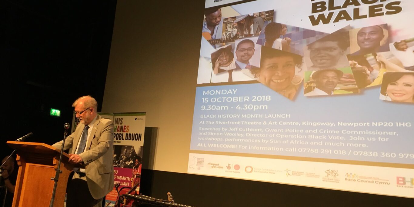 RT @rcccymru: Opening speeches at launch of Black History Event Newport Gwent – Funded…