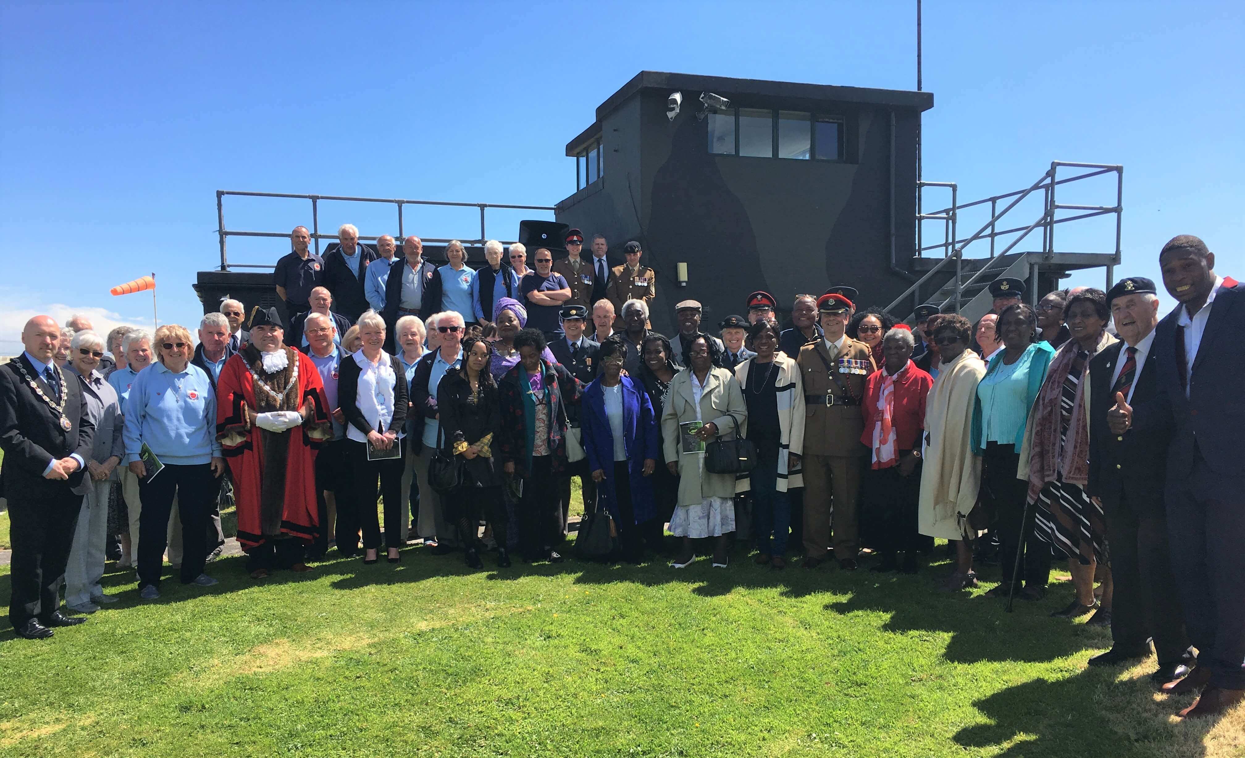 race council cymru windrush cymru elders 2019 blue plaque visit to pembroke img06