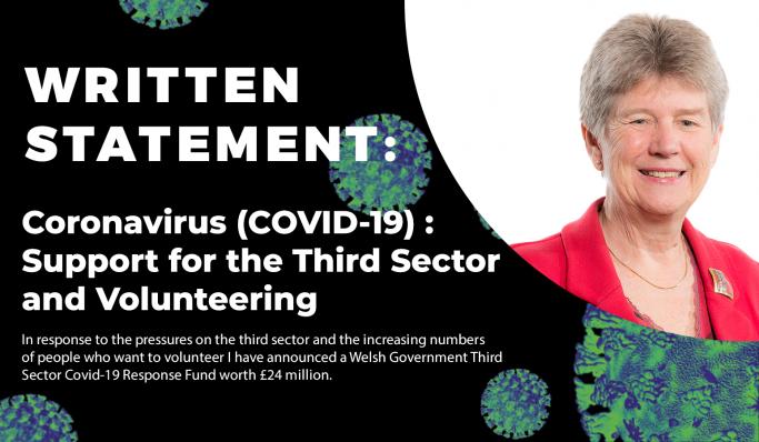 jane hutt am deputy minister and chief whip written statement coronavirus covid 19 support for the third sector and volunteering jane hutt am deputy minister and chief whip written statement coronavirus covid 19 support for the third sector and volunteering