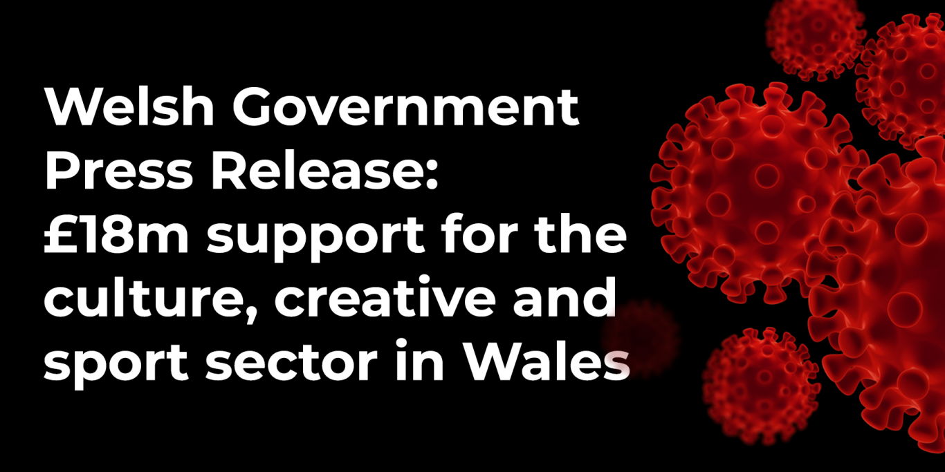 welsh government press release 18m support for the culture creative and sport sector in wales