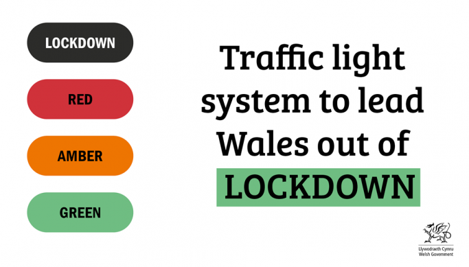 coronavirus traffic light system to lift lockdown in wales coronavirus traffic light system to lift lockdown in wales