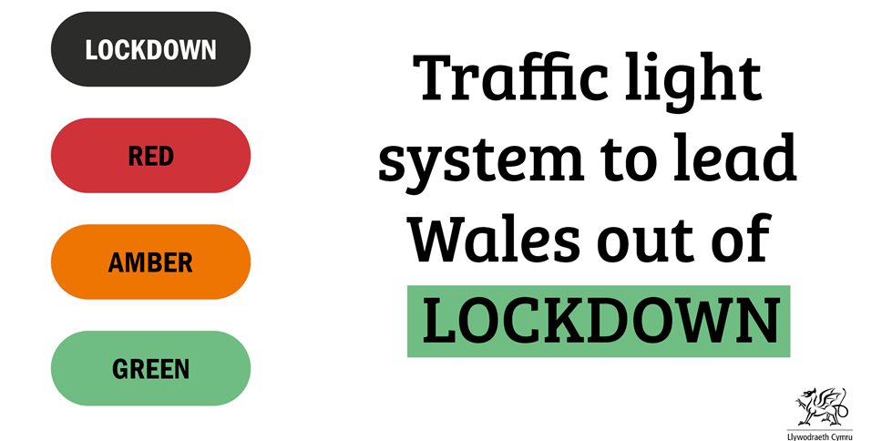 coronavirus traffic light system to lift lockdown in wales coronavirus traffic light system to lift lockdown in wales
