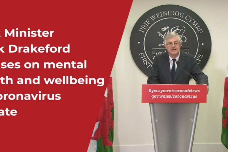 first minister mark drakeford focuses on mental health and wellbeing in coronavirus update first minister mark drakeford focuses on mental health and wellbeing in coronavirus update