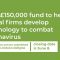new 150 000 fund to help digital firms develop technology to combat coronavirus