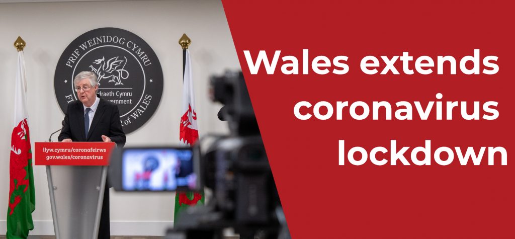 wales extends coronavirus lockdown