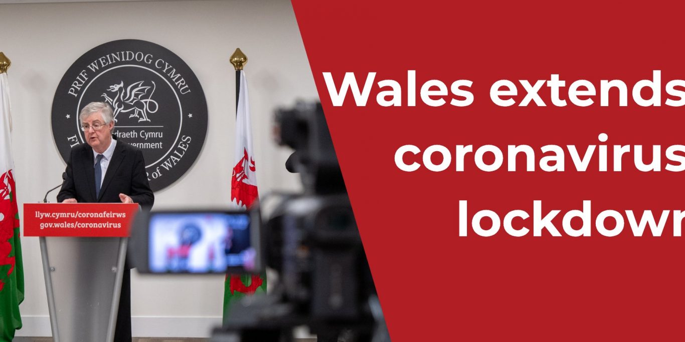 wales extends coronavirus lockdown