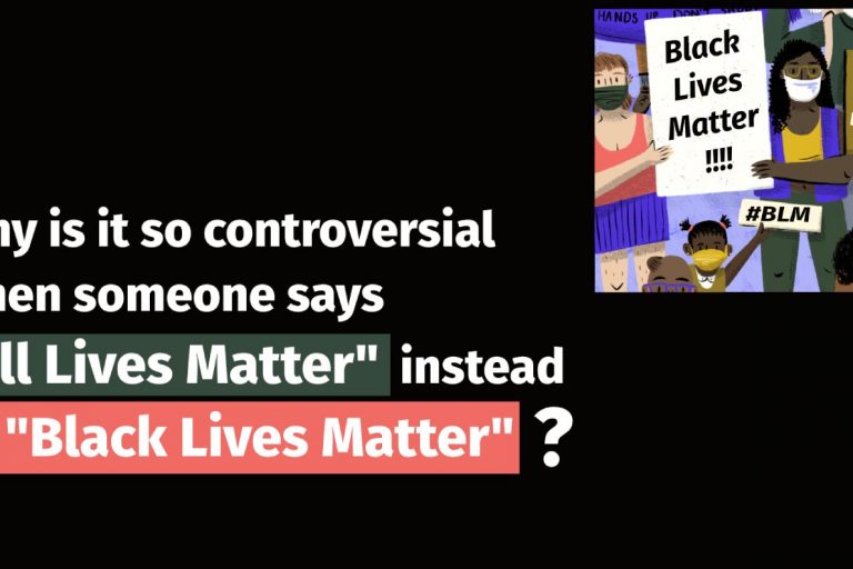 why is it so controversial when someone says all lives matter instead of black lives matter img why is it so controversial when someone says all lives matter instead of black lives matter img