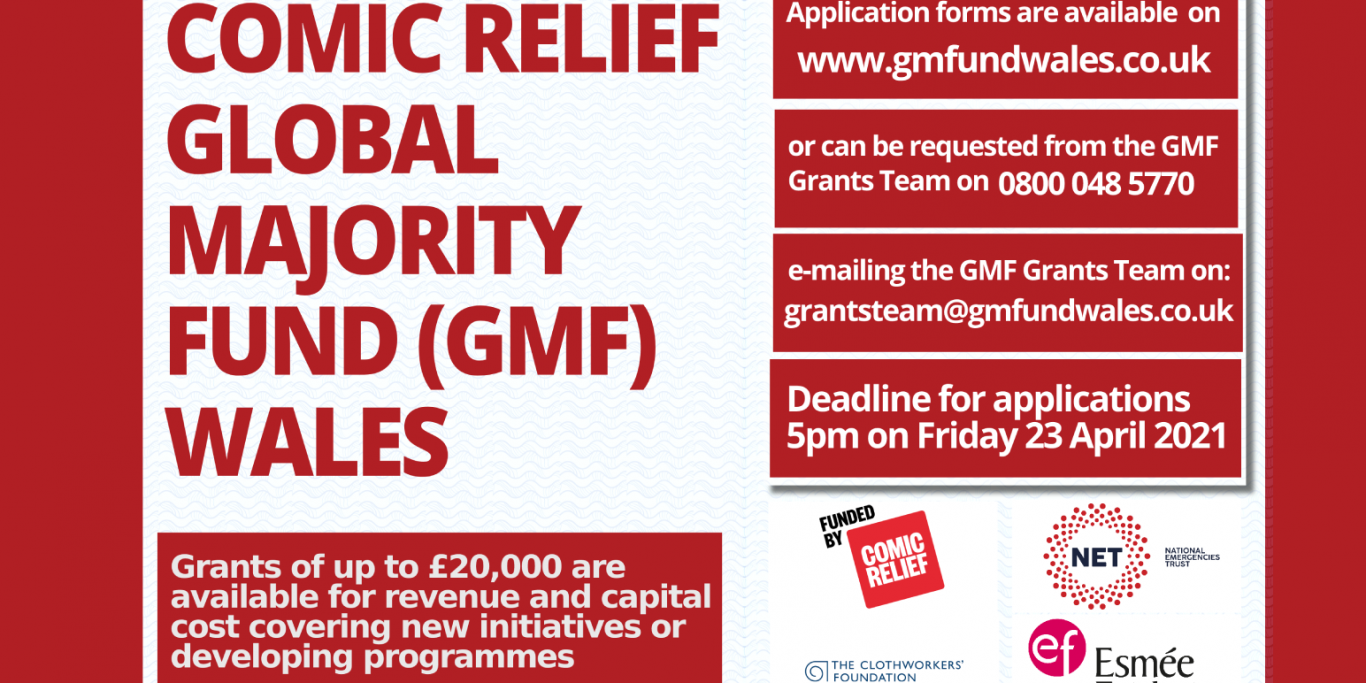 comic relief global majority fund wales post img