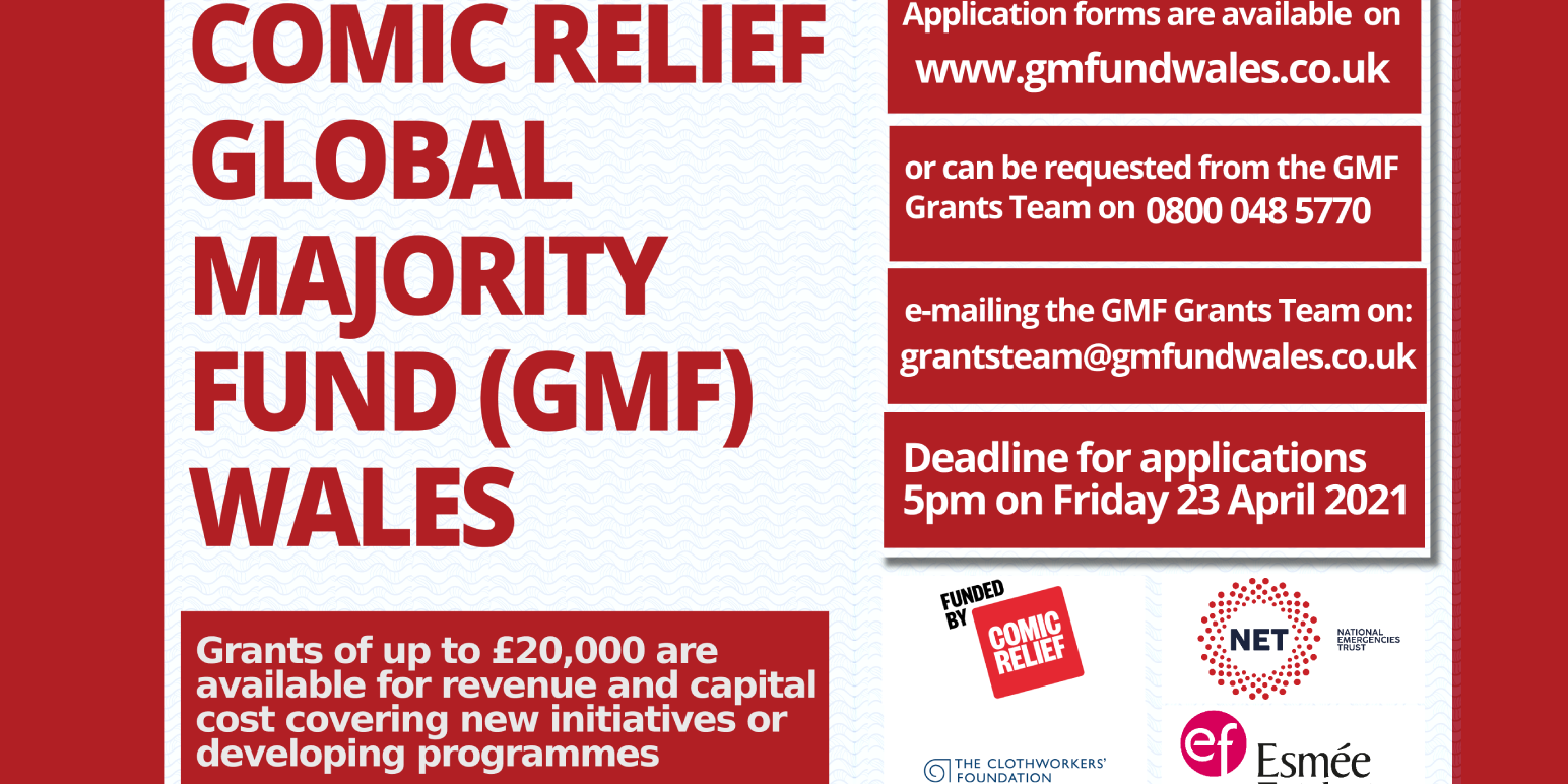 comic relief global majority fund wales post img