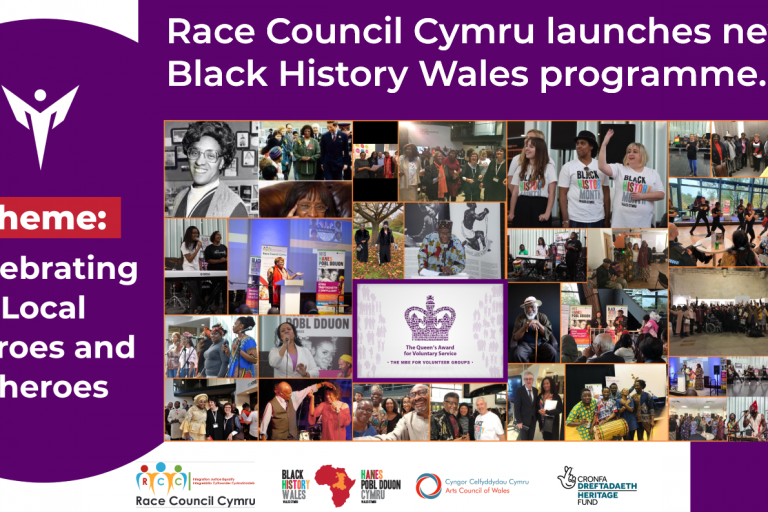 Race Council Cymru launches new Black History Wales programme.