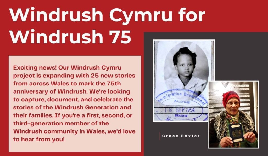Windrush Lettering Windrush Cymru for Windrush 75: Celebrating the Stories of the Windrush ...