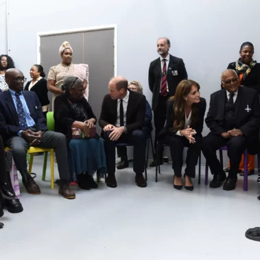 royal visit commemorating windrush 75th anniversary and kickstarted black history wales 365 celebrationsNS 031023 Rcc Windruch Royal Visit 023