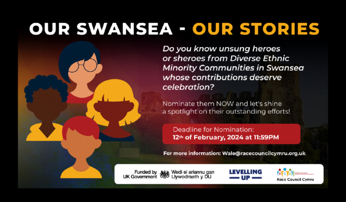 swansea stories nominate your community champions our swansea our stories is project being run by race council cymru swansea stories nominate your community champions our swansea our stories is project being run by race council cymru