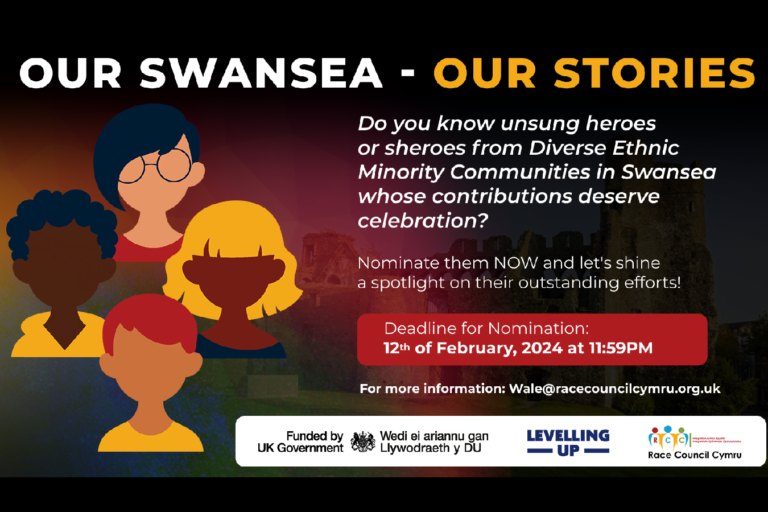 swansea stories nominate your community champions our swansea our stories is project being run by race council cymru swansea stories nominate your community champions our swansea our stories is project being run by race council cymru