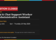 chai chat support worker administrative assistant The Moondance Foundation