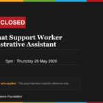 chai chat support worker administrative assistant The Moondance Foundation