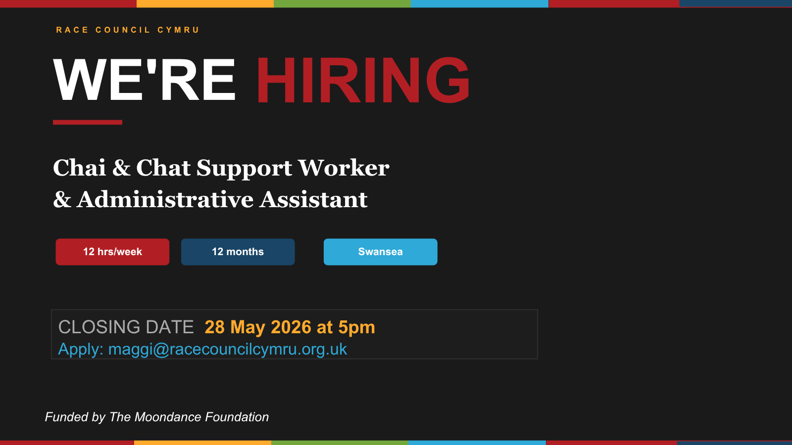 chai chat support worker administrative assistant