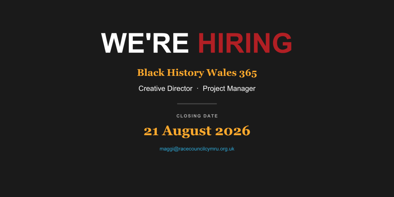 rcc vacancy feature black history wales 365 creative director project manager
