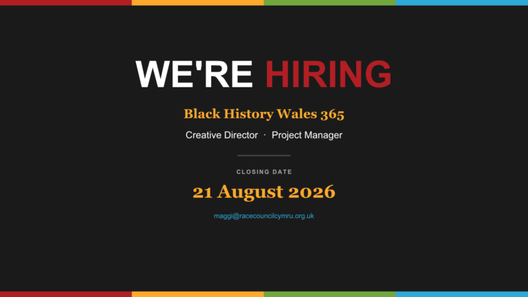 rcc vacancy feature black history wales 365 creative director project manager