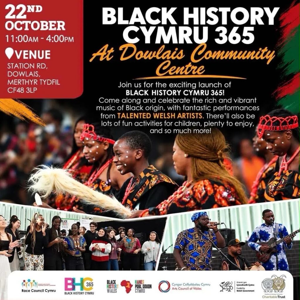 black history cymru 365 dowlais community centre 2026