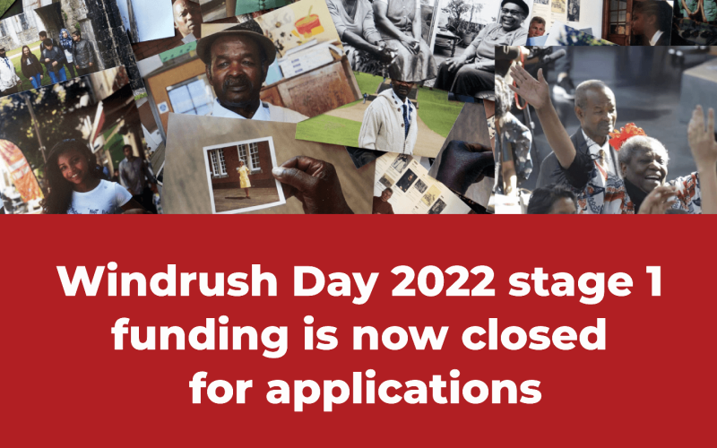 Race Council Cymru RCC Windrush Day 2022 funding stage 1 img