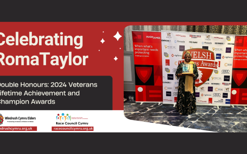 race council cymru rcc windrush cymru double honours 2024 veterans lifetime achievement and champion awards