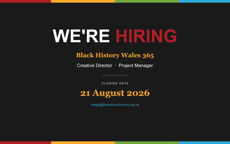 rcc vacancy feature black history wales 365 creative director project manager